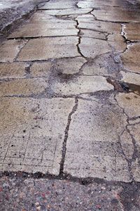 Cracked Walkway