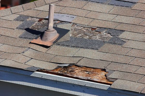 Roof Missing Shingles