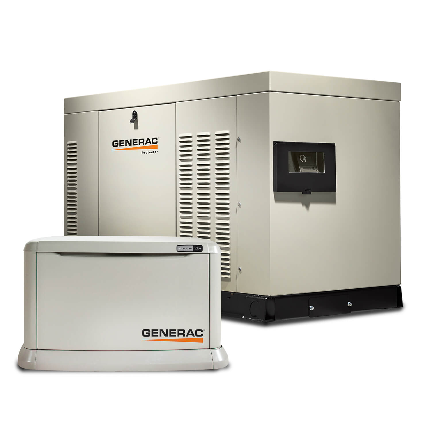 Two Generac Backup Generators Professionally Installed in Northern Virginia